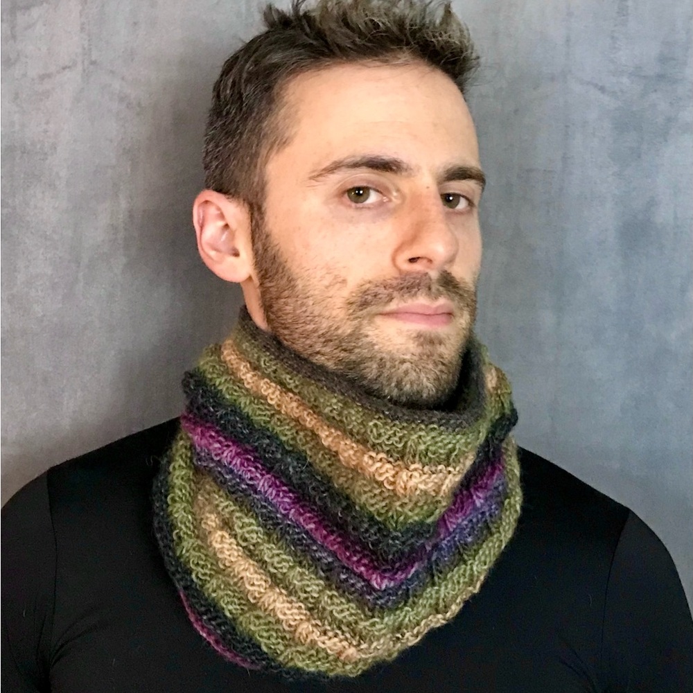 Handmade Neck Warmer for Men & Women (K56-3H) New Without Tags